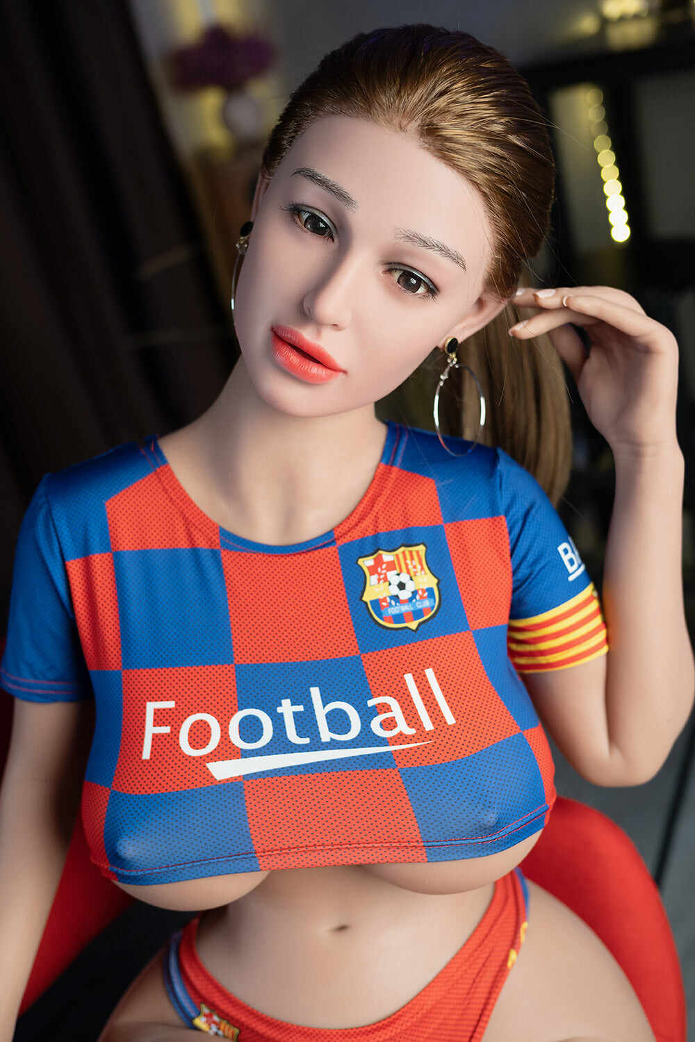 Barney 5.02ft/ 153cm #173 Silicone Head + TPE Body Big Breast Soccer Big Butt Full Size Love Fat Sex Doll