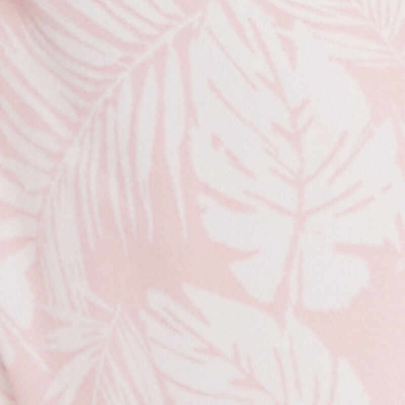 Plus Size Airy Leaf Print Palazzo Pants