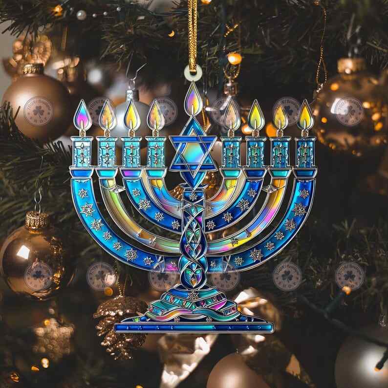 Christmas Hanukkah Ornament