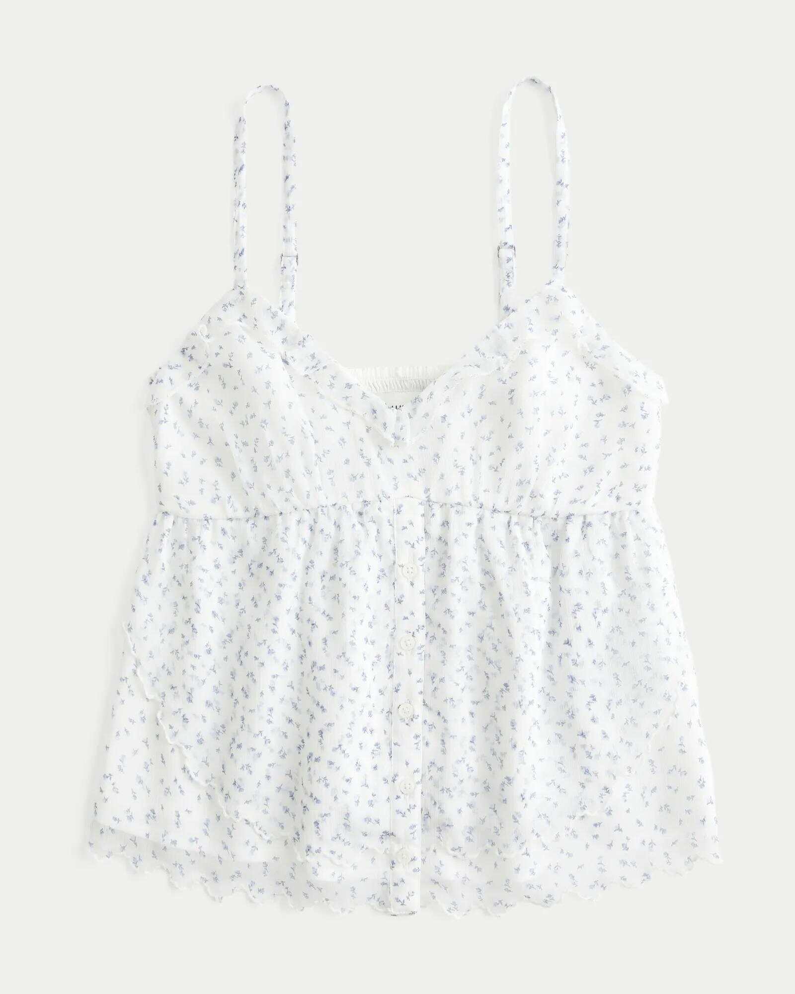 Easy Chiffon Babydoll Top