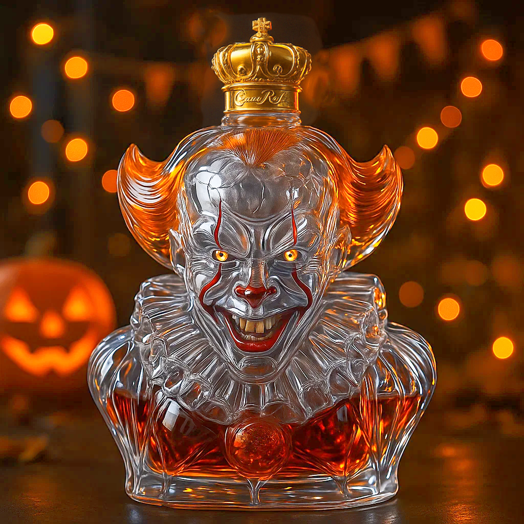 Clown Whiskey Bottle