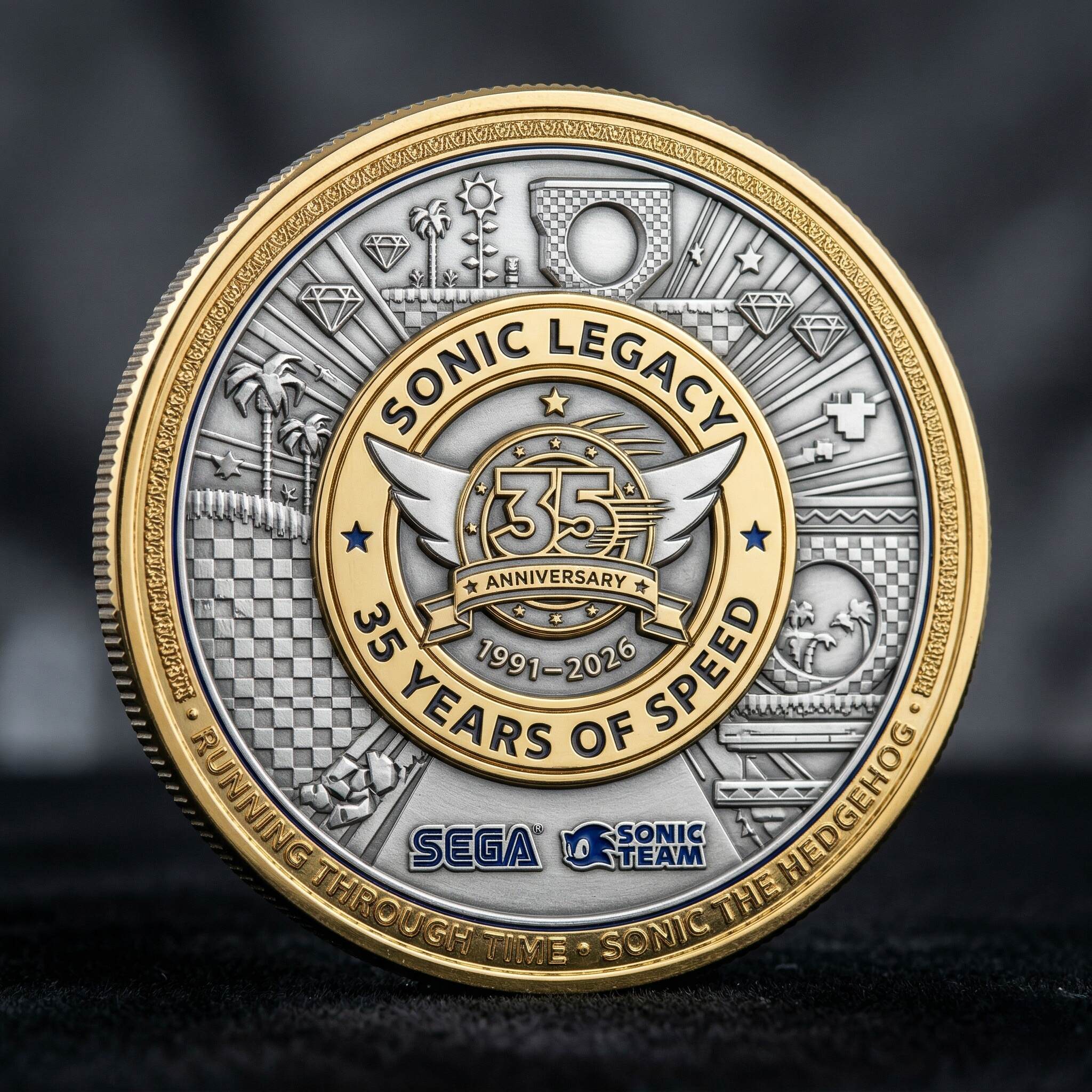 Sonic the Hedgehog 35th Anniversary Commemorative Coin