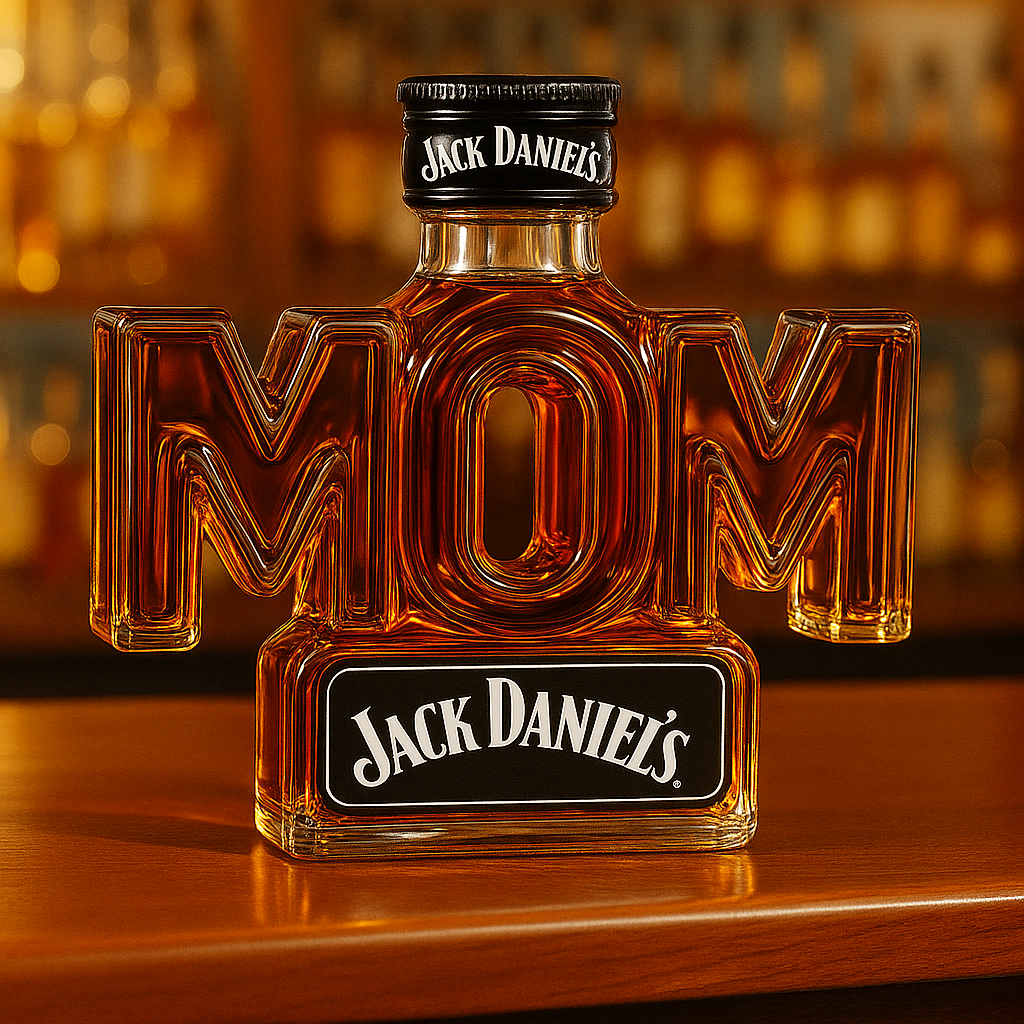 MOM Whiskey Bottle