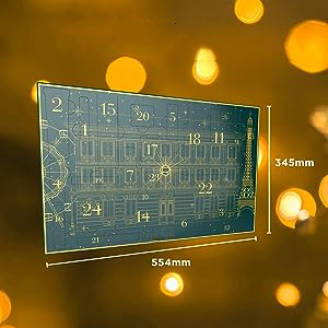 2022 Paris Advent calendar, cosmetics behind 24 doors, new beauty products every day for Christmas, - Aanythingby Clearance