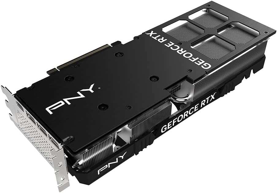 PNY GeForce RTX™ 4070 Ti Super 16GB VERTO™ OC Triple Fan Graphics Card DLSS 3 (256-bit, GDDR6X, PCIe 4.0, HDMI/DisplayPort, Supports 4k, incl. Adapter & Support Bracket, 3 slot)