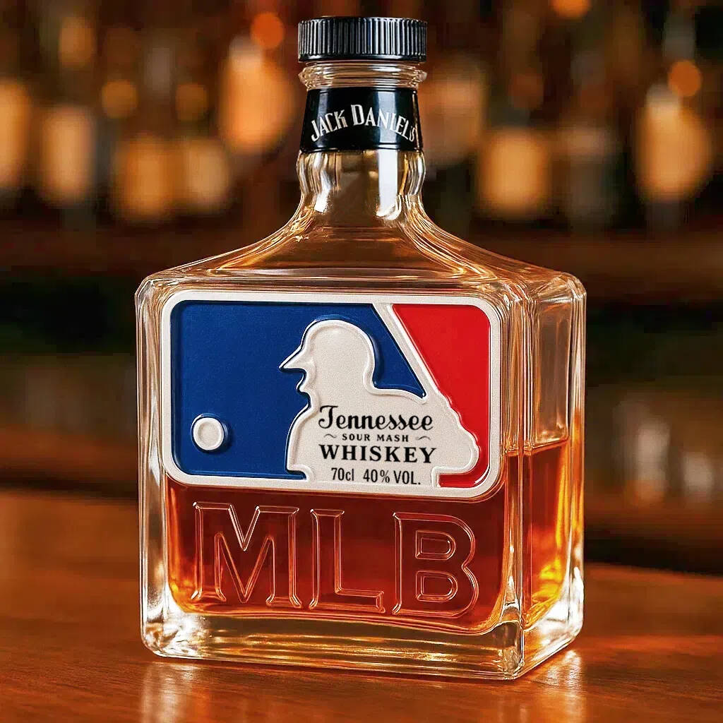 ⚾MLB Whiskey Bottle