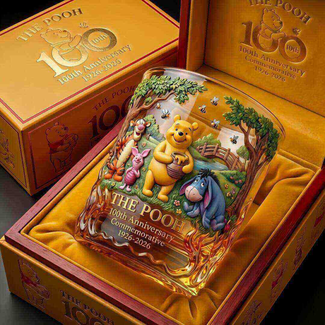 The Pooh 100th Anniversary Commemorative Whiskey Glass