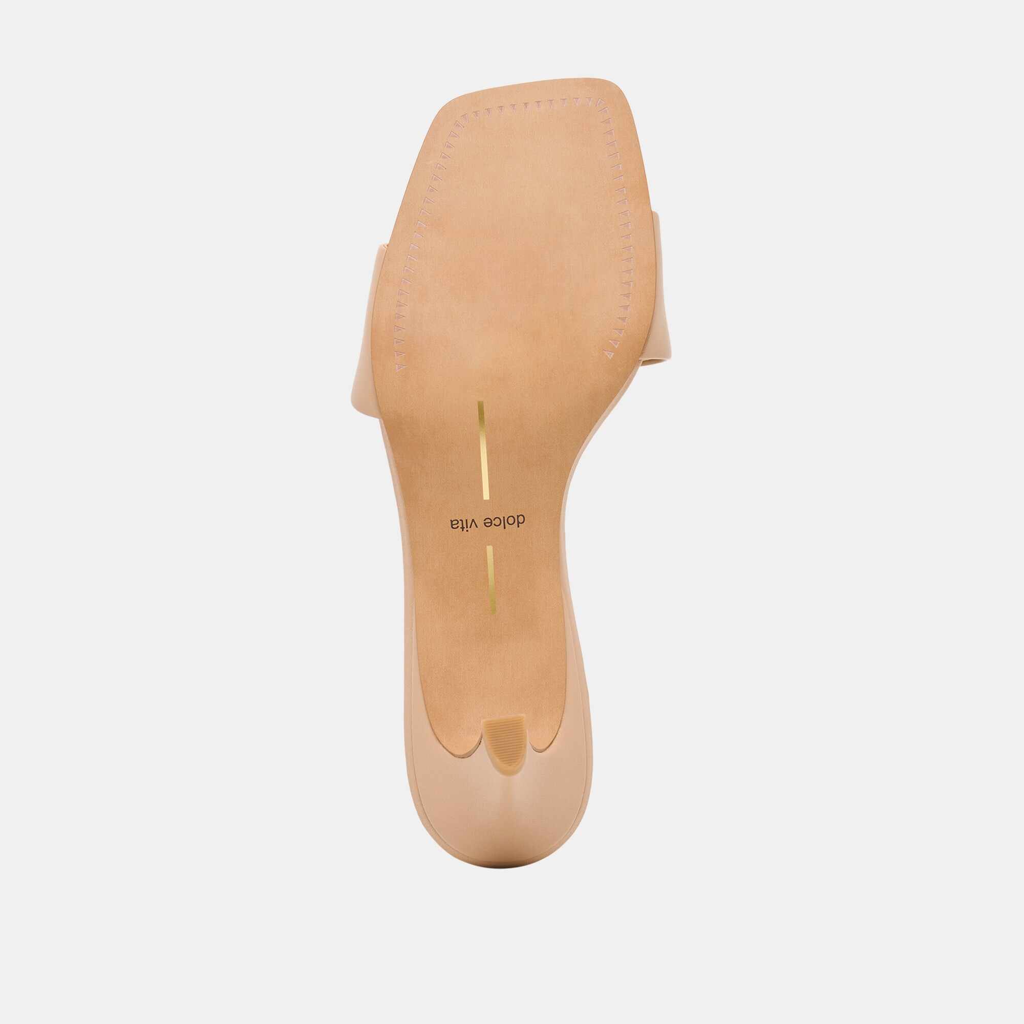 REXA WIDE HEELS LIGHT TAN LEATHER