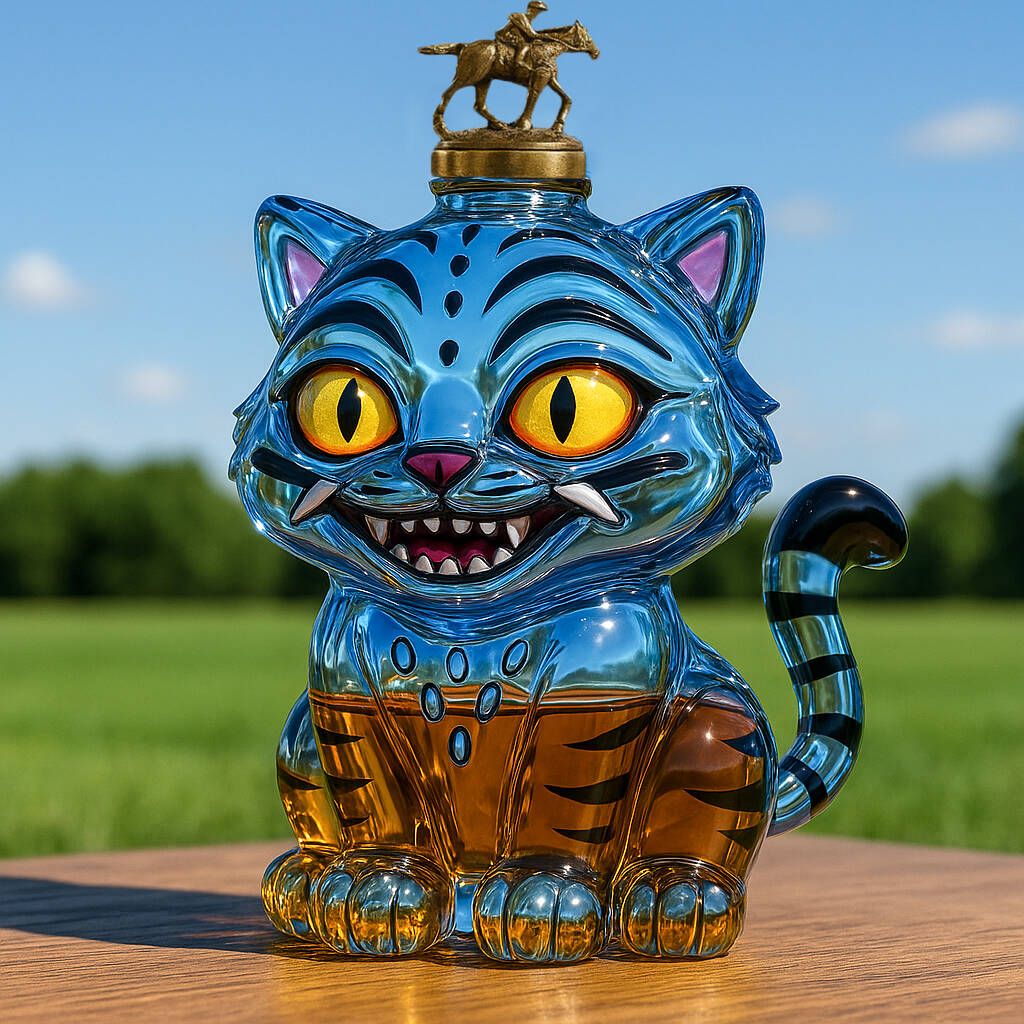 KPop Demon Hunters Derpy Tiger Whiskey Bottle