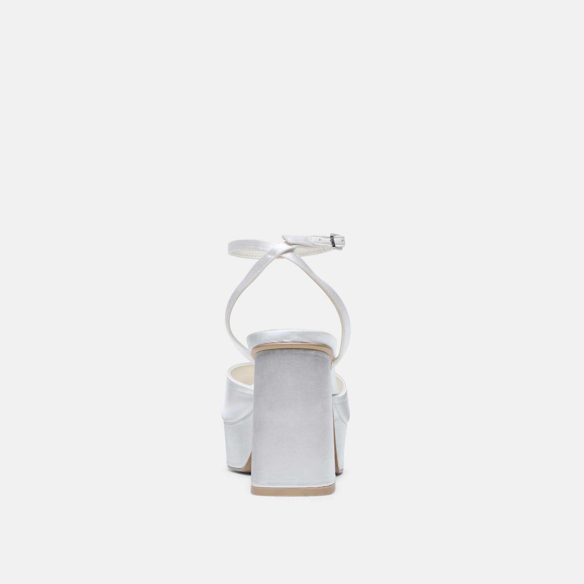 BRYLA HEELS WHITE SATIN