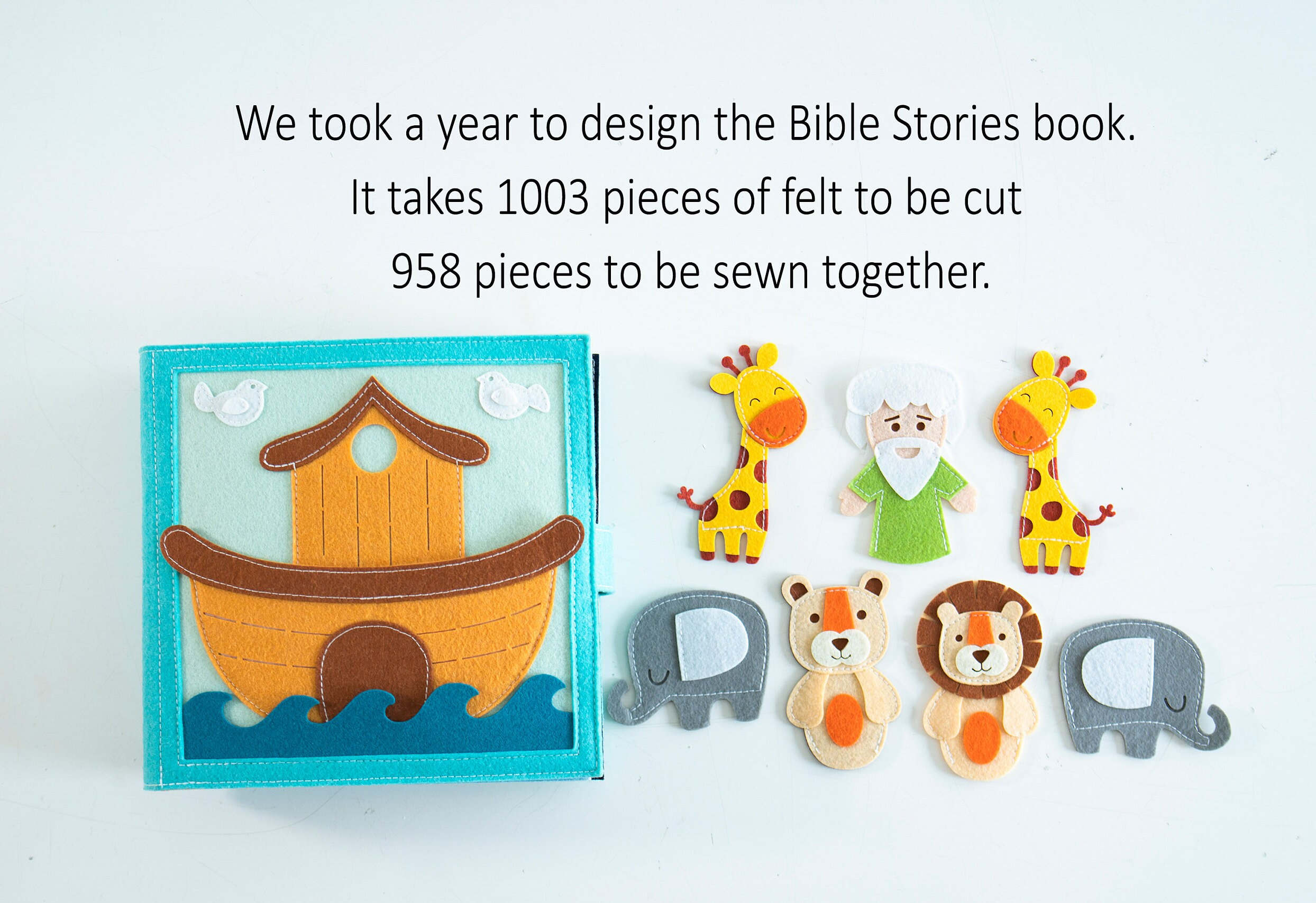Bible Busy Book-Boy or Girl Baptism Gift