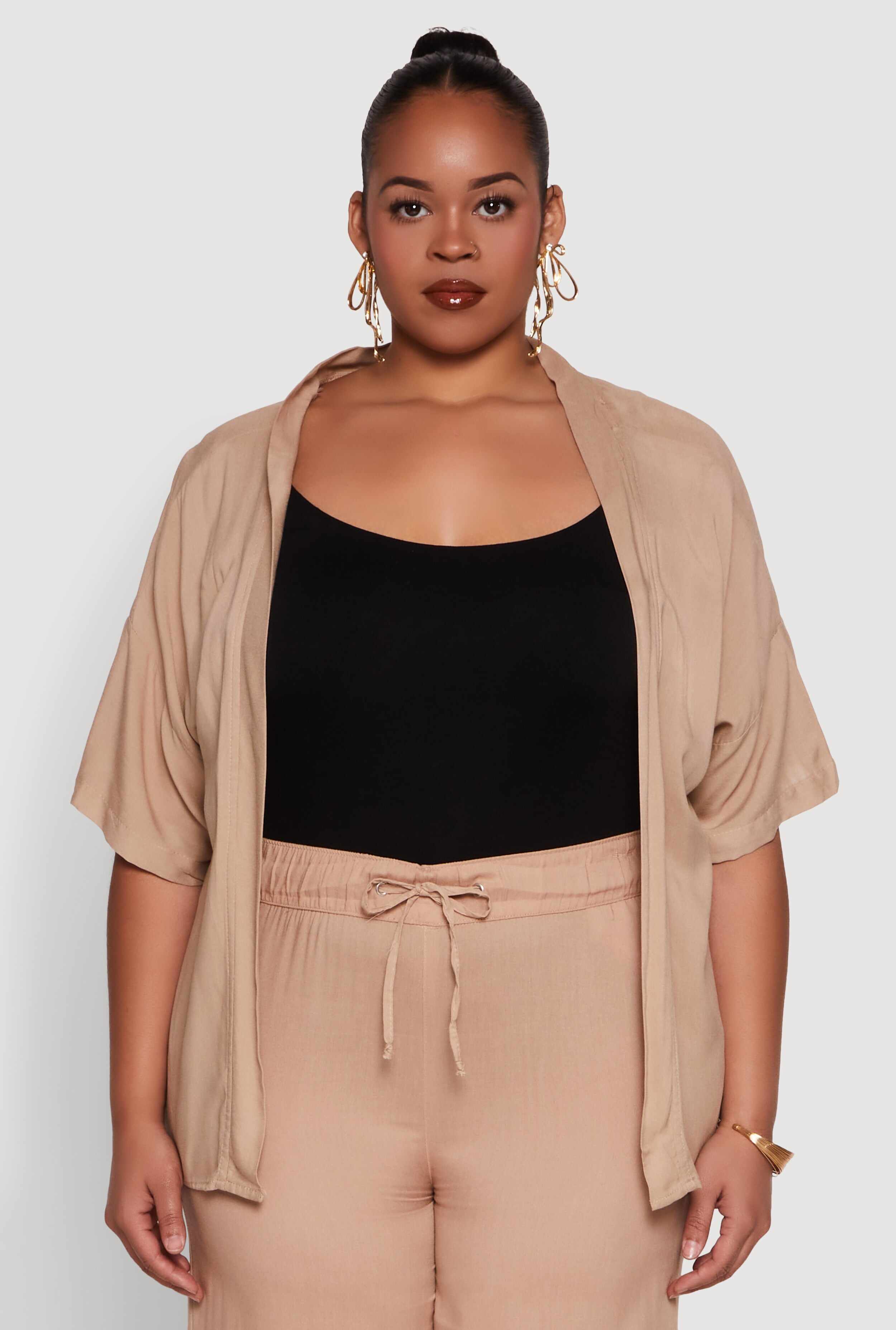 Plus Size Kimono