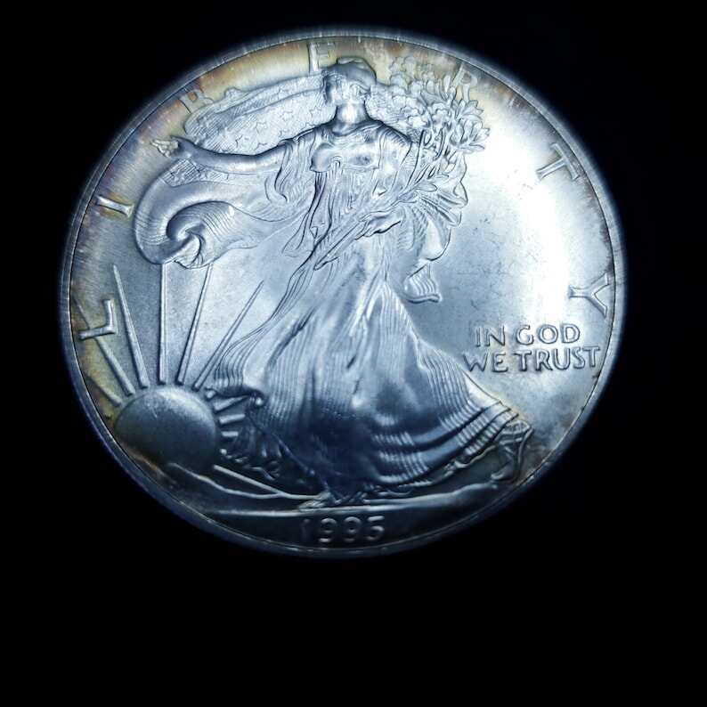 1995  American Silver Eagle    -  1 Oz .999 Silver - Key Date  # 429