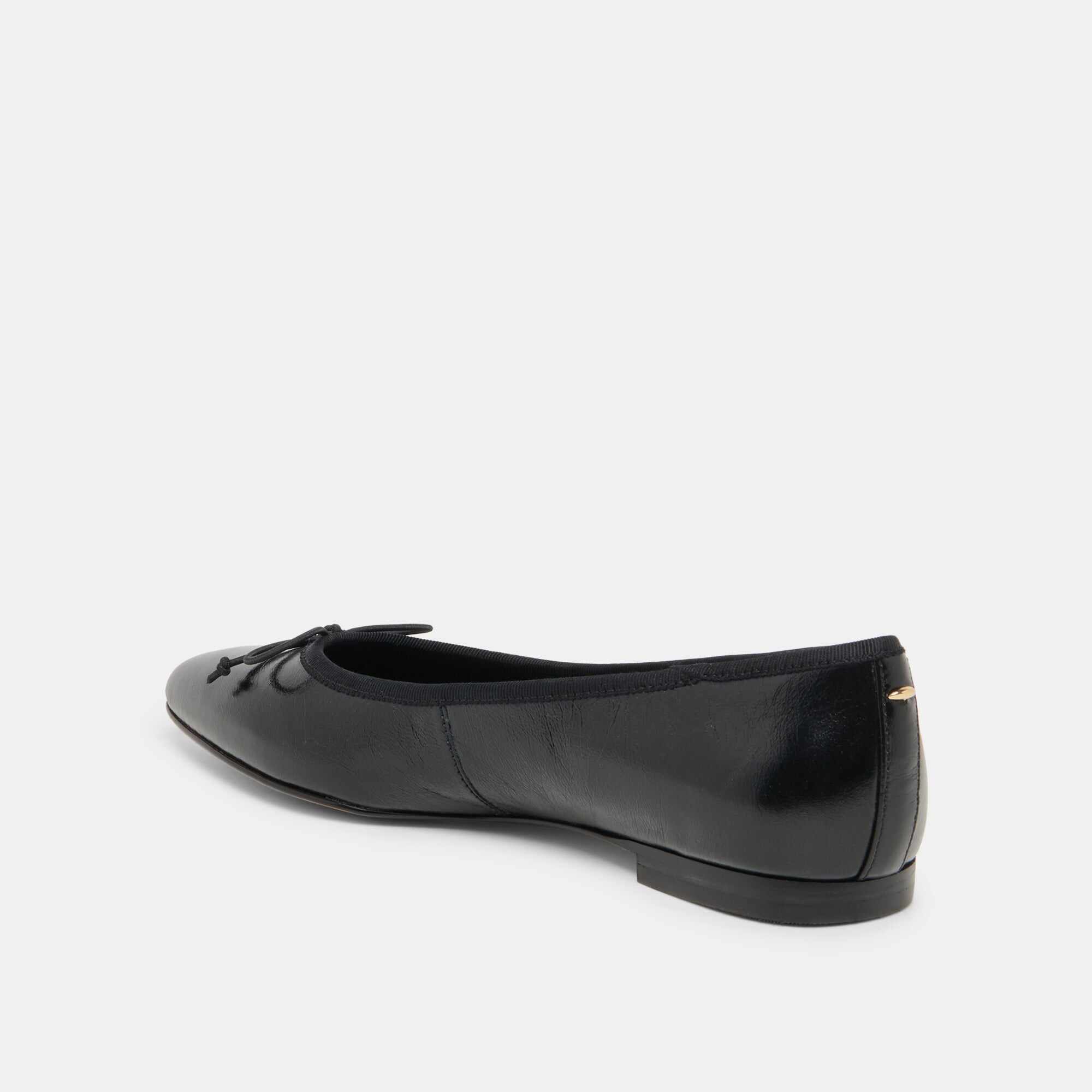 CELIO BALLET FLATS BLACK LEATHER