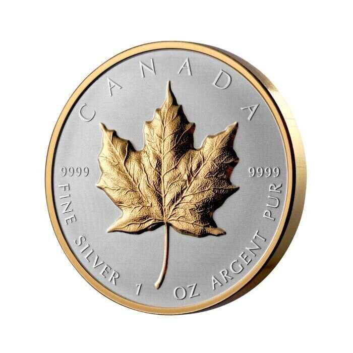 MAPLE LEAF Ultra High Relief 1 Oz Silver Coin 20$ Canada 2023