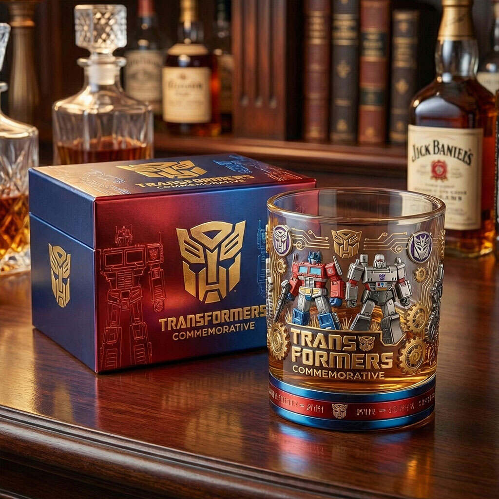 Transformers Commemorative Whiskey Glass