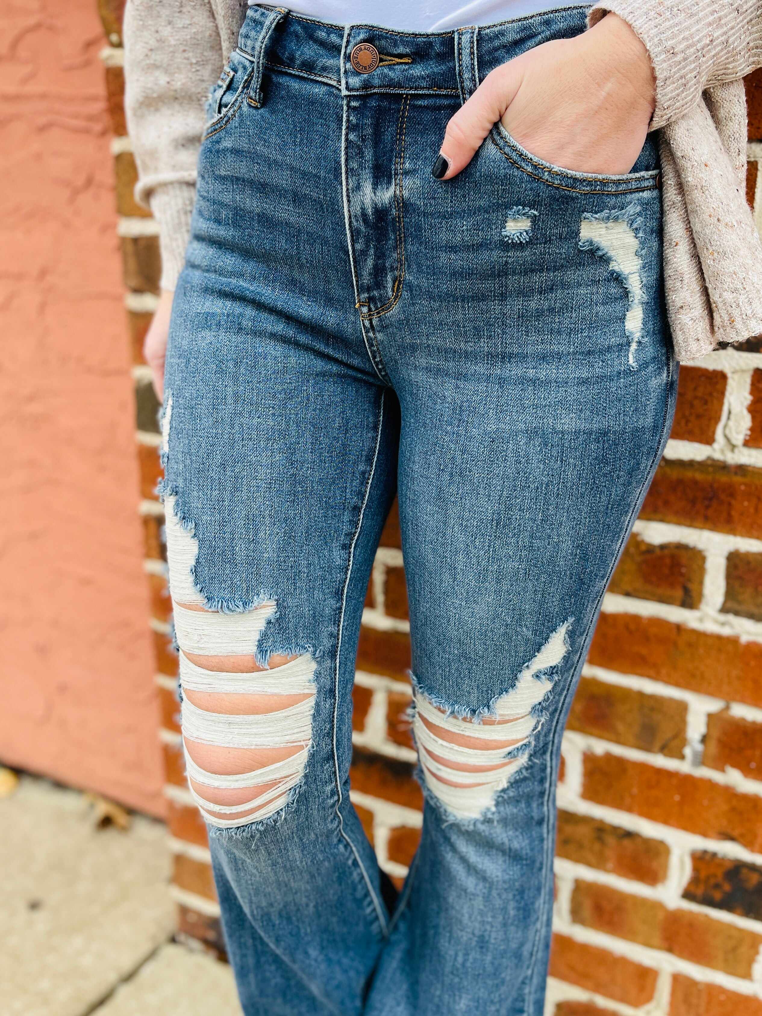 PLUS/REG Flare to There Flare Jeans