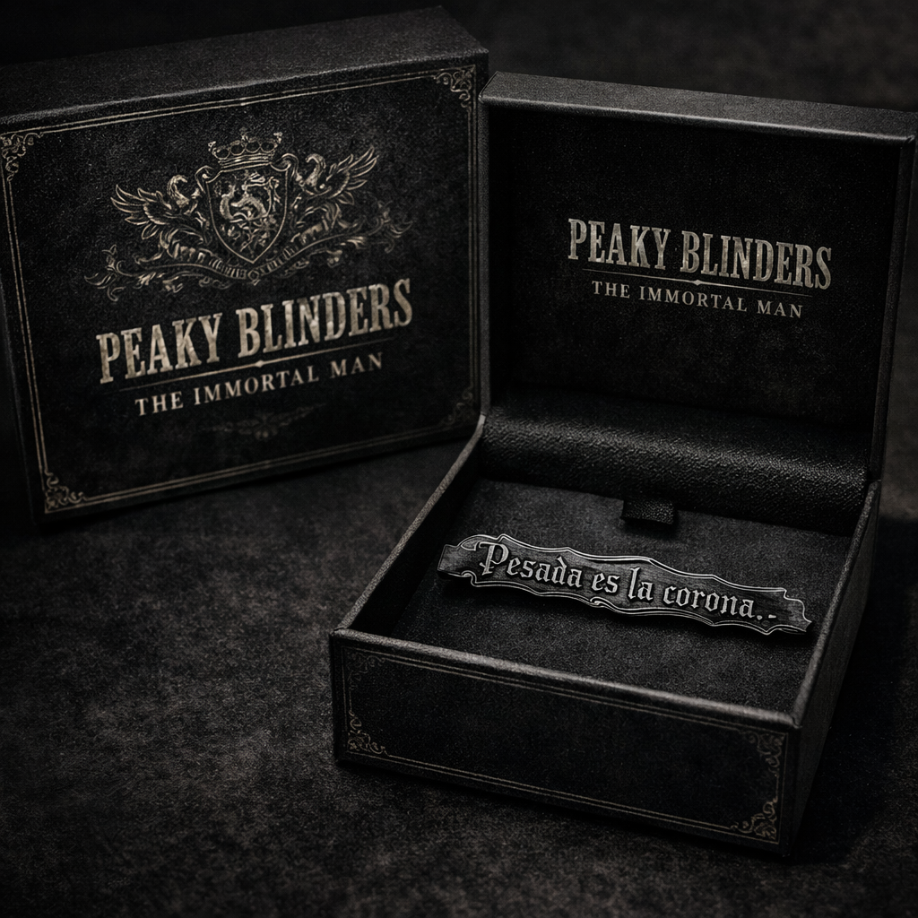 Peaky Blinders Pesada es la corona Tie Clip