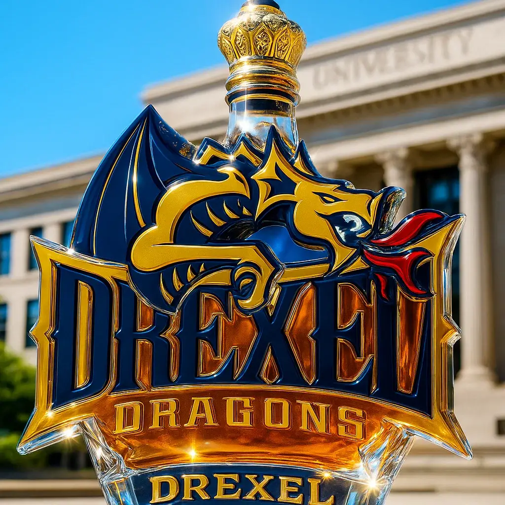 Drexel Dragons Whisky Bottle