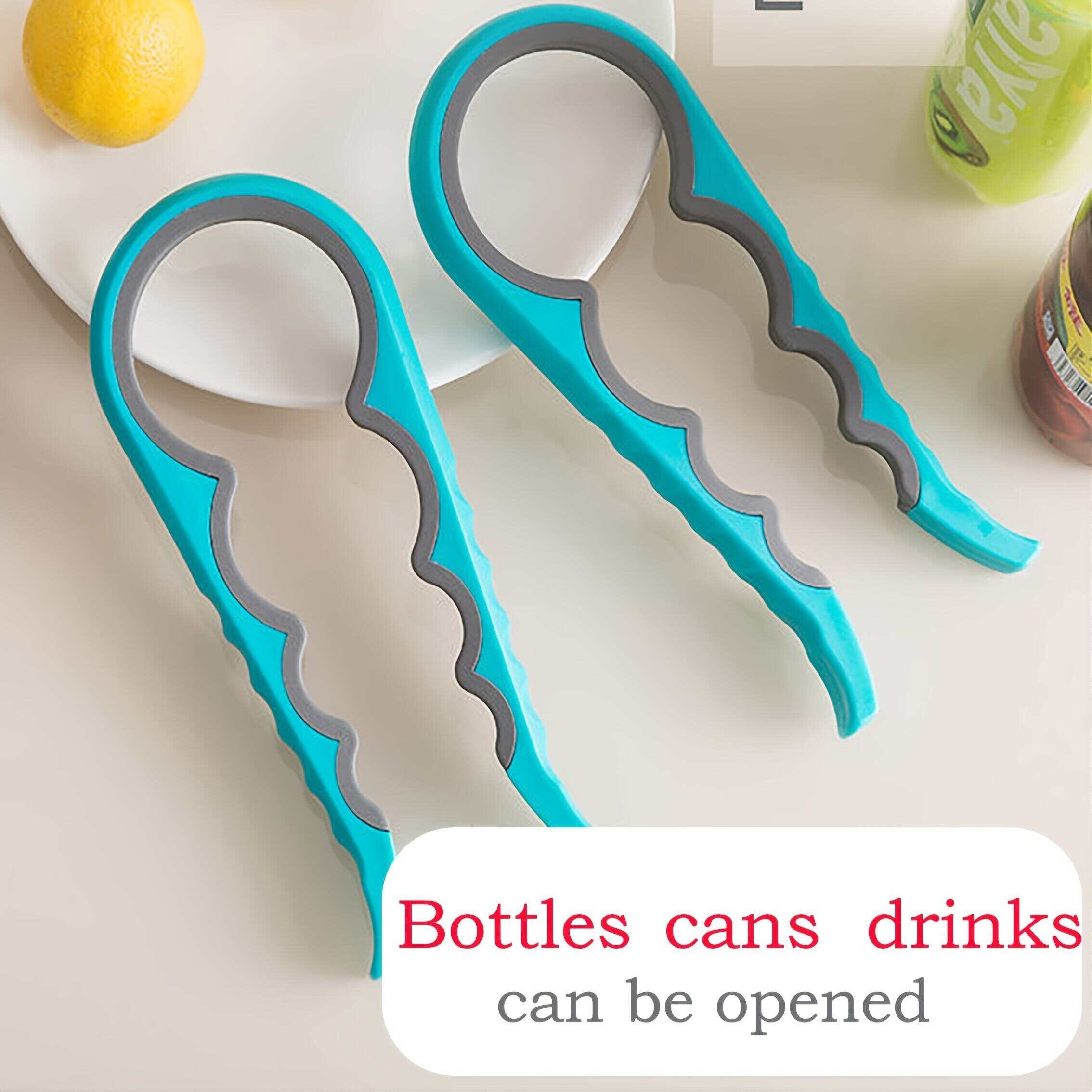 1pc 4-in-1 Multifunctional Jar Opener for Arthritic Hands and Weak Hands - Easy to Use Lid Opener, Can Opener, and Bottle Opener - Perfect for Seniors with Arthritis - 9.06 x 3.74 Inches