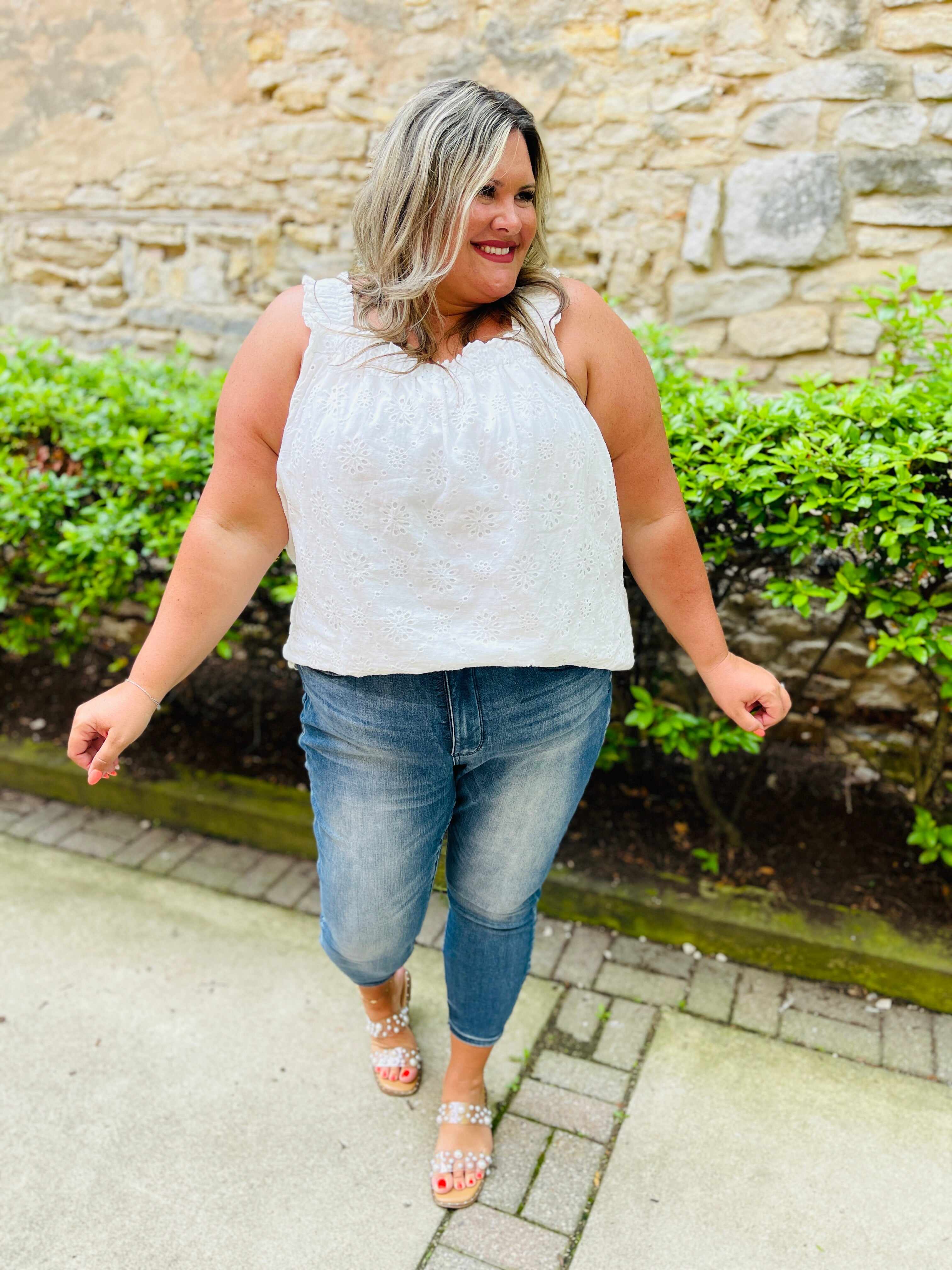 Tummy Control Skinny Jeans in Reg/Curvy Total Infatuation Restock