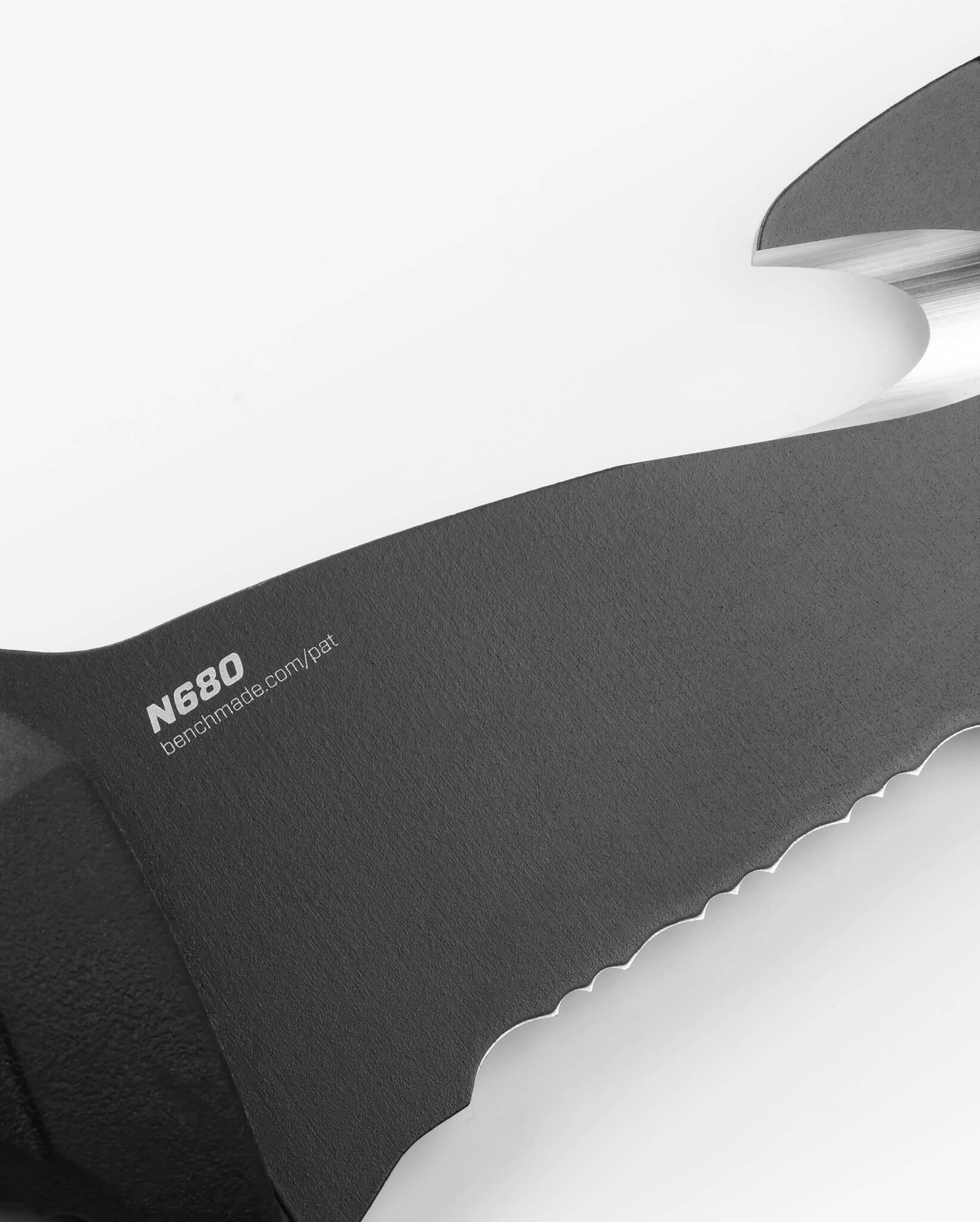 H2O Fixed Dive Knife | Black Santoprene®