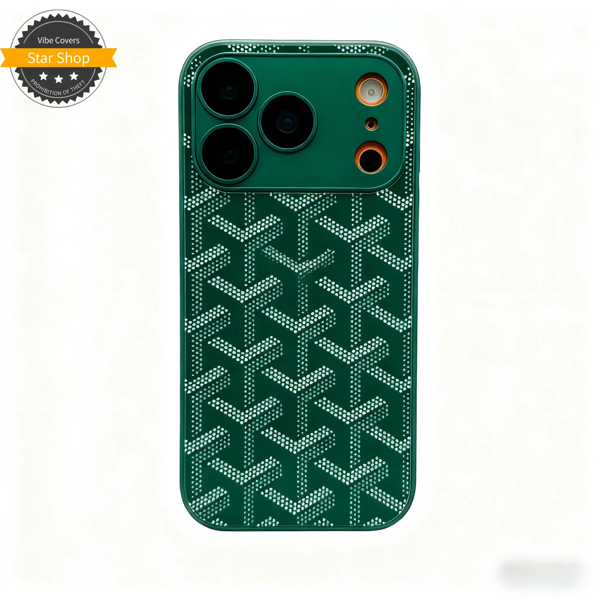 Trendy Full Coverage with Lens Protector IP 17 Pro Max Glass Back Panel 16 Pro Phone Case