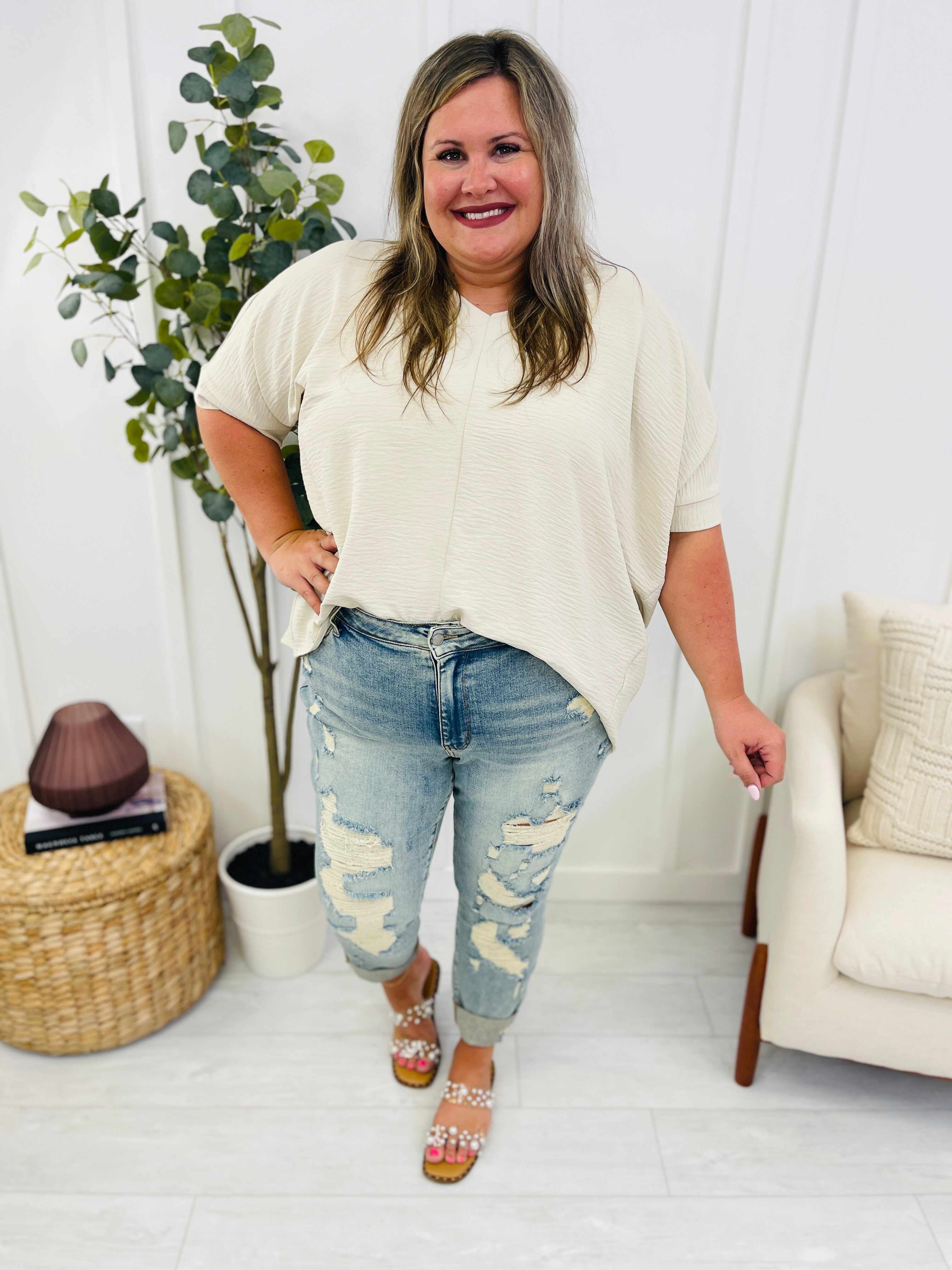 REG/CURVY Cuff It Boyfriend Jeans