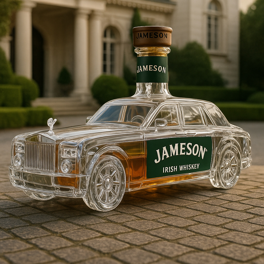 Rolls-Royce Whiskey Bottle