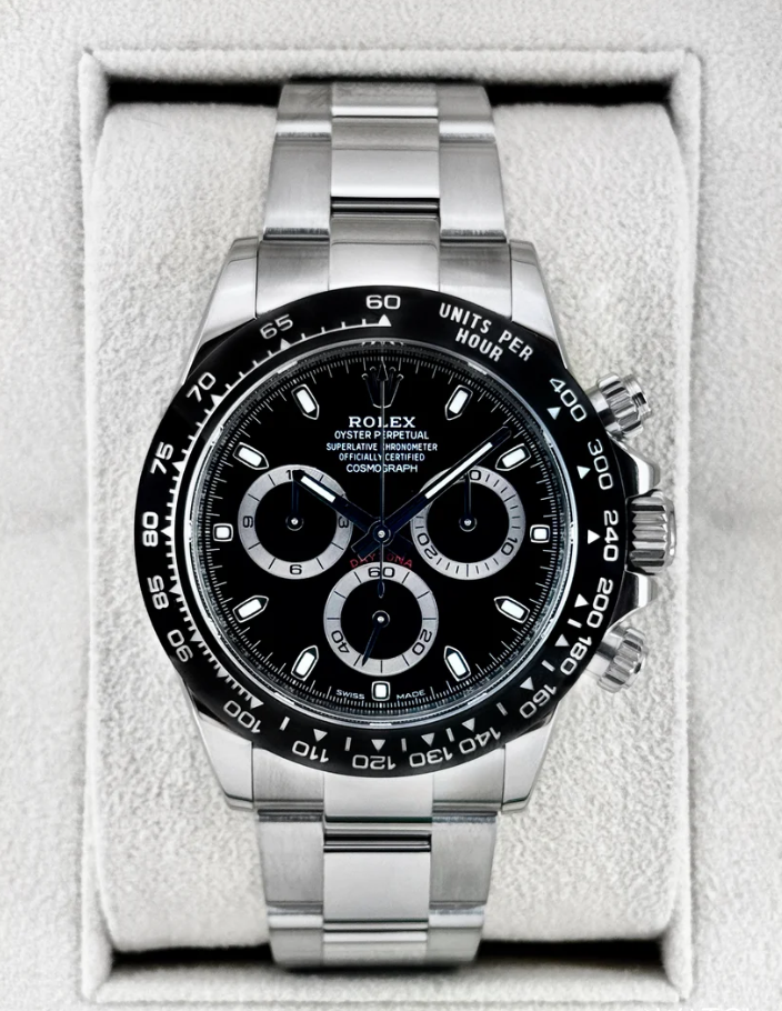 2023 Rolex Daytona 40mm 116500LN Stainless Steel Black Dial