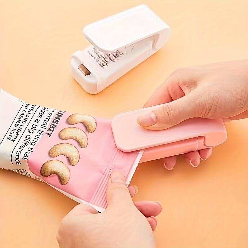 Portable Mini Heat Sealer for Food Bags - Thermal Plastic Bag Closure for Freshness - Easy to Use Packing Kitchen Accessory