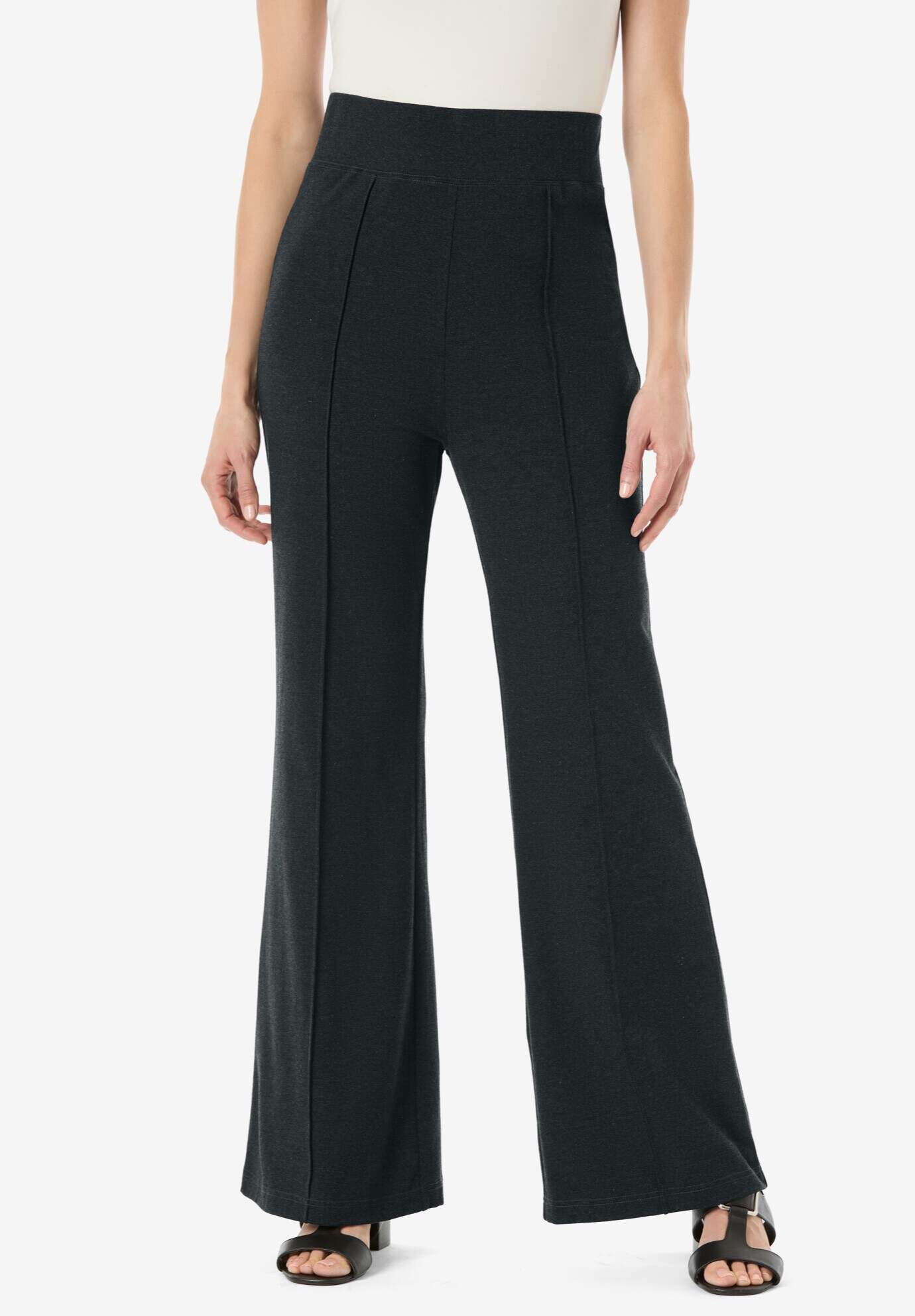 Secret Solutions™ Tummy Taming Wide-Leg Knit Pant