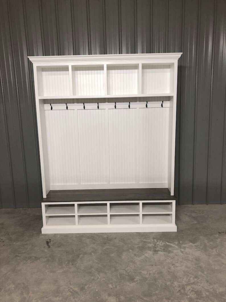MORAGA 4-section Mudroom entryway storage bench