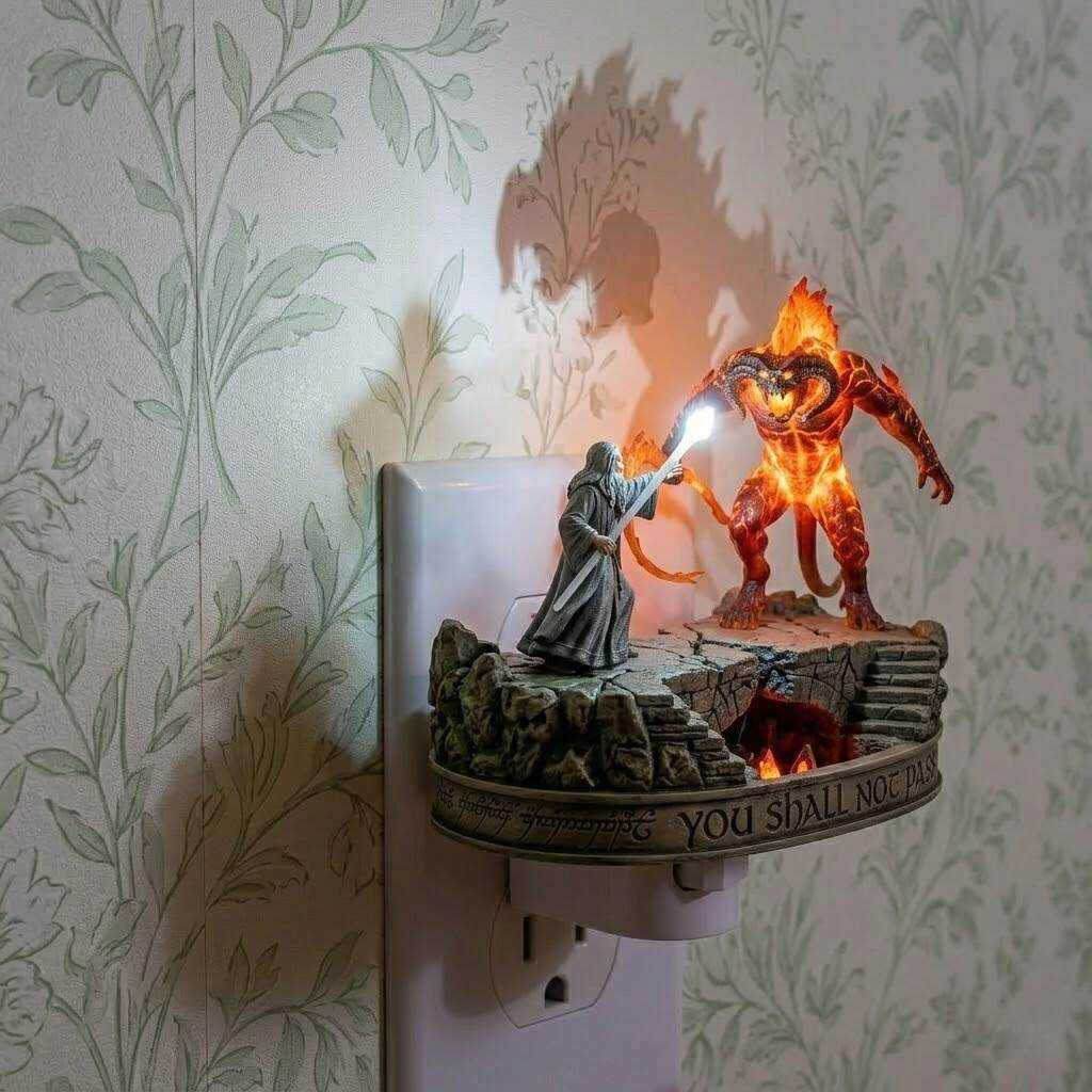 The Lord of the Rings: Gandalf vs. Balrog Installed Nightlight