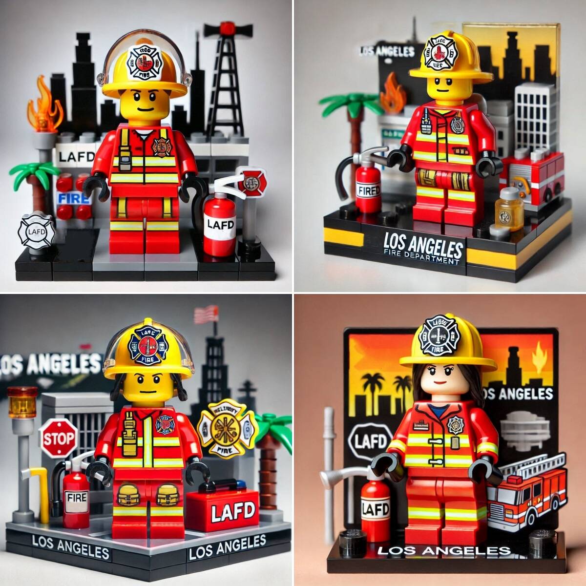 LAFD Heroes Brick Series