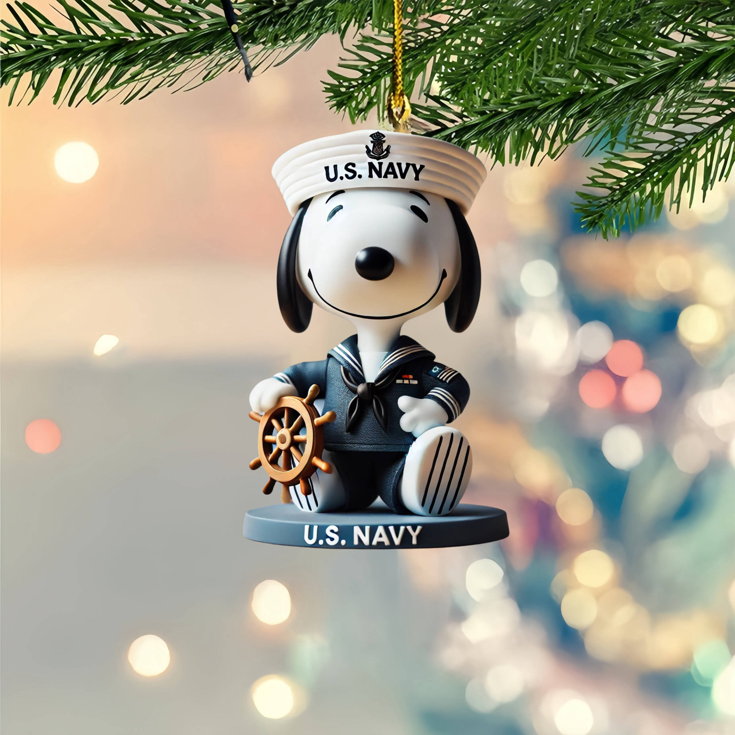 🔥LAST DAY 50% OFF- 🎖️Veteran Tribute Snooopy & lucy Ornaments