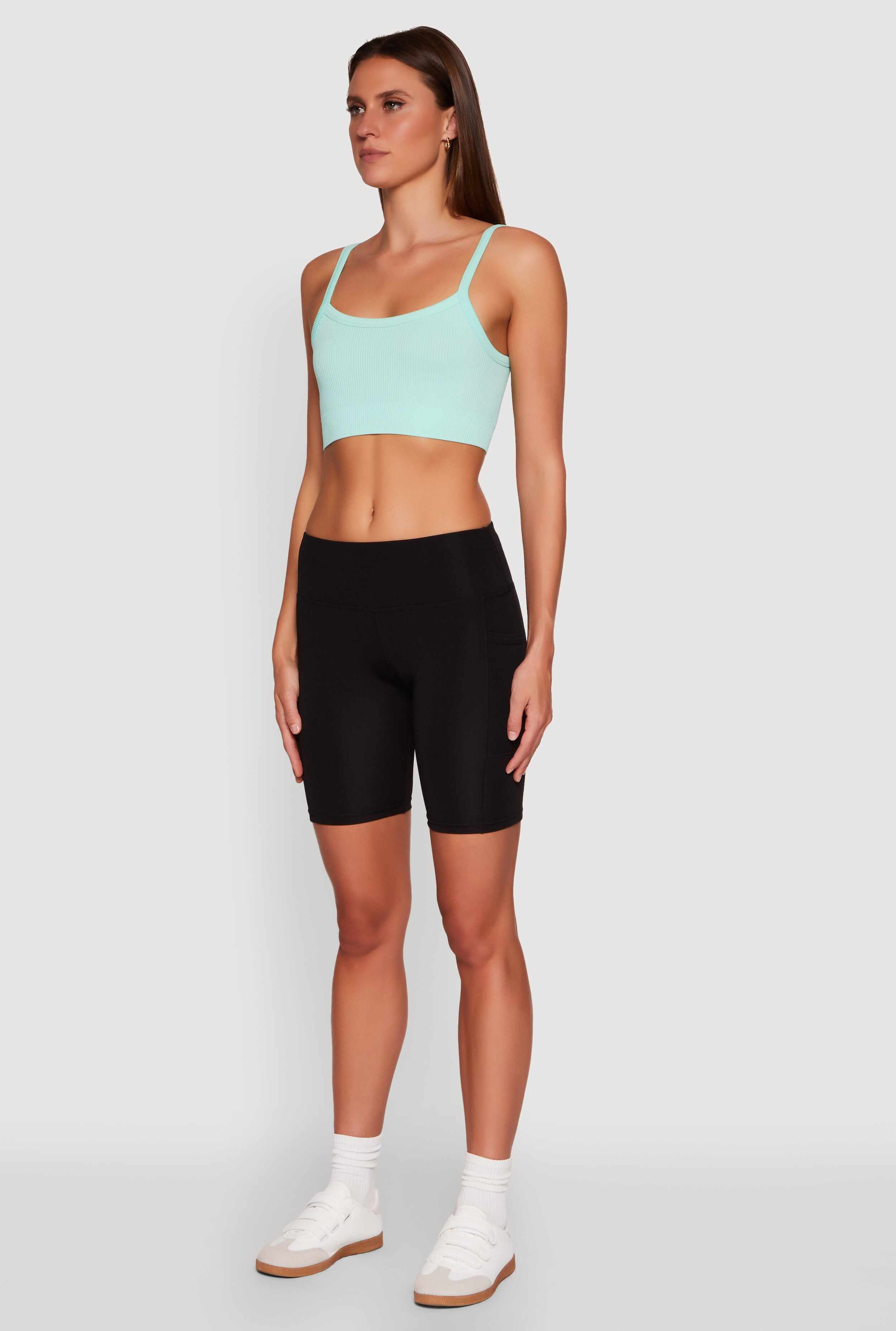 Cellphone Pocket Biker Shorts