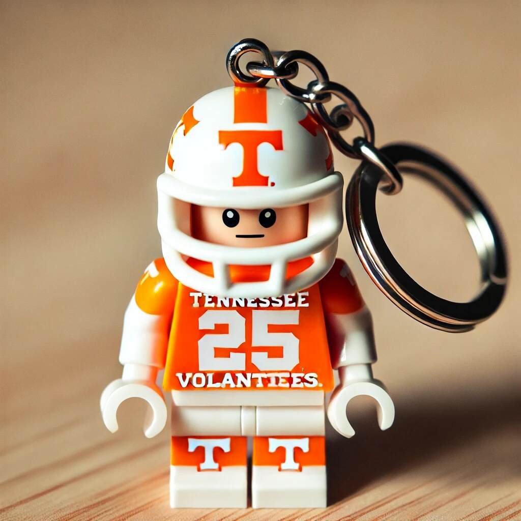 College Football Keychain