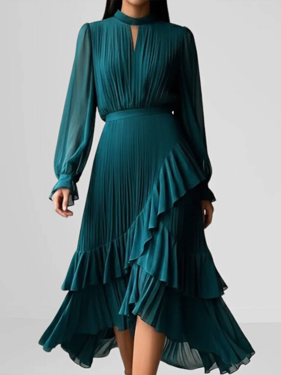 🔥Summer Arrivals🌟Elegant Pleated Chiffon Dress