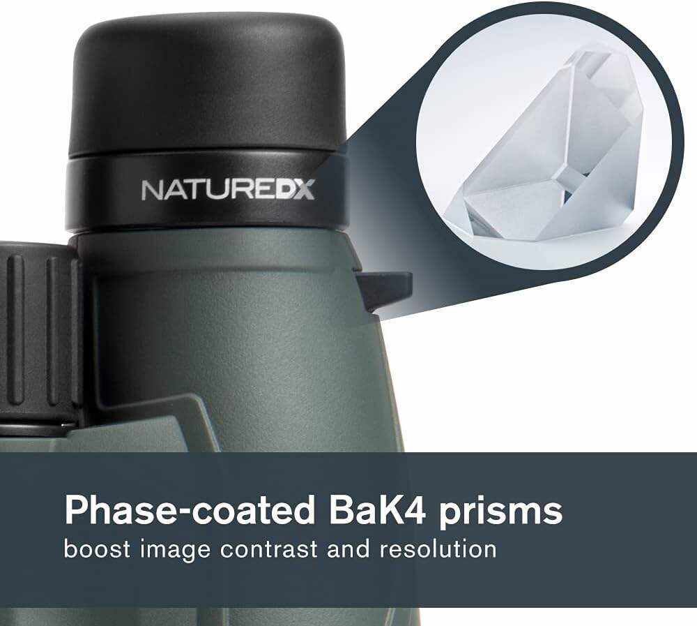 Celestron – Nature DX 10x56 Binoculars – Outdoor and Birding Binocular – Fully Multi-coated with BaK-4 Prisms – Rubber Armored – Fog & Waterproof Binoculars – Top Pick Optics
