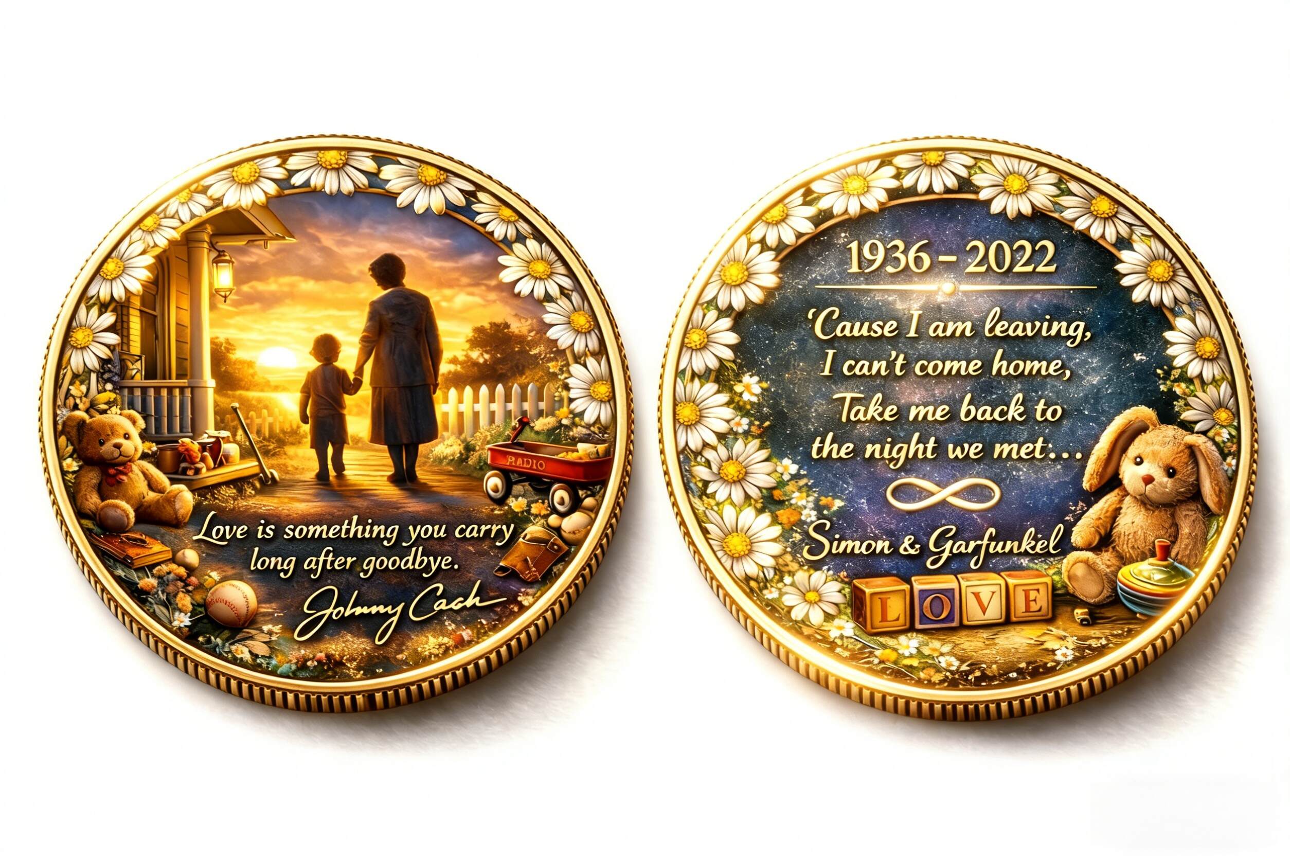 Love Never Leaves Remembrance Coin