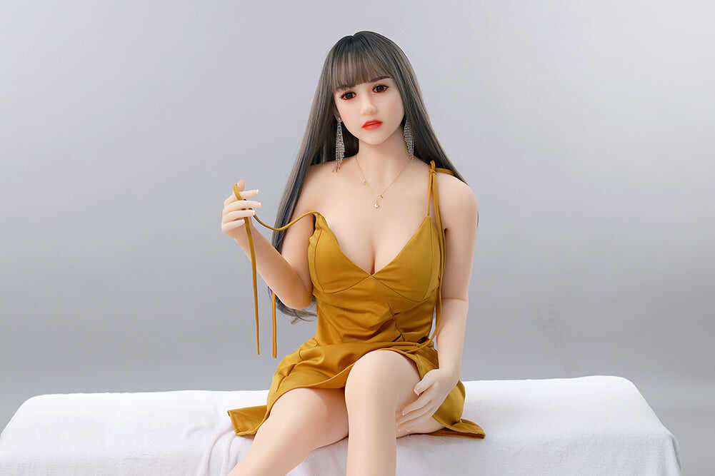 Daisy 5ft41 / 165cm 37 Head TPE  Small Breast Real Asian Full Size Sex Doll