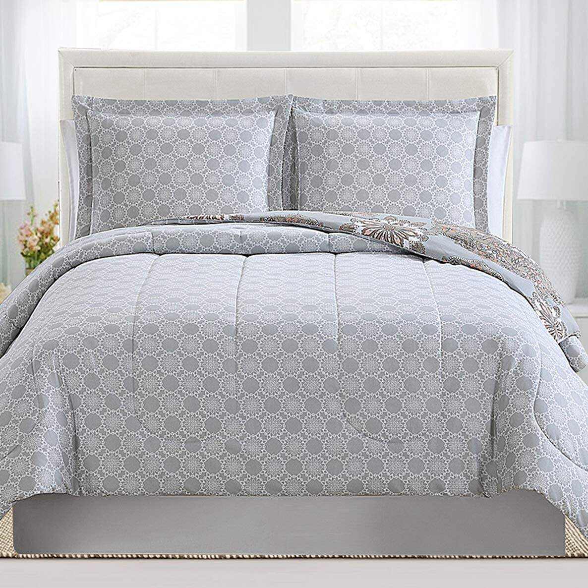 Duvet Cover Set 1800 Count Egyptian Cotton 3 Piece Luxury Soft 2 Pillow Shams. King Size
