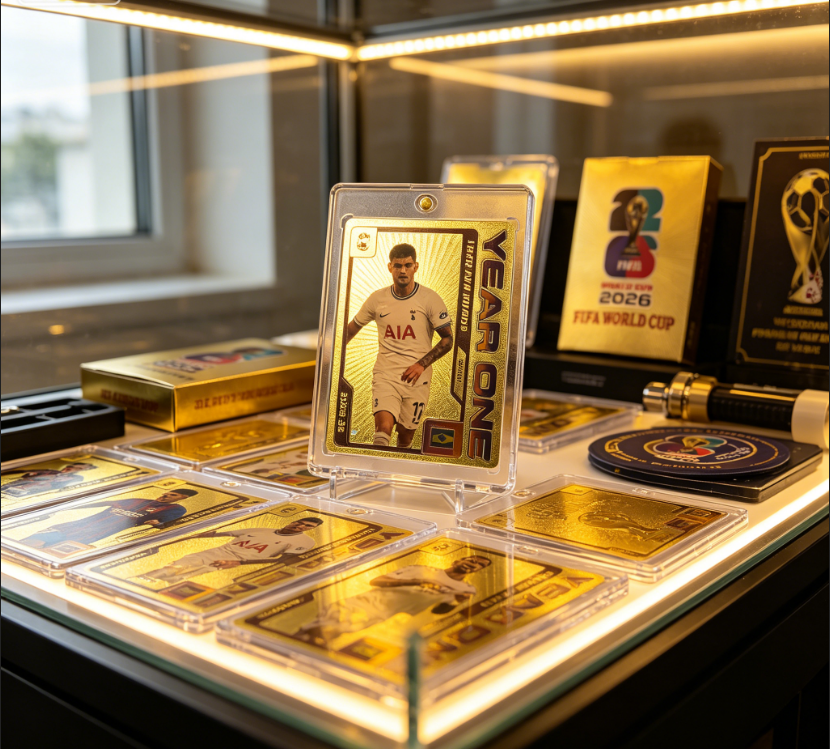 55 Gold Foil Soccer Star Cards – Collectible Player Set!