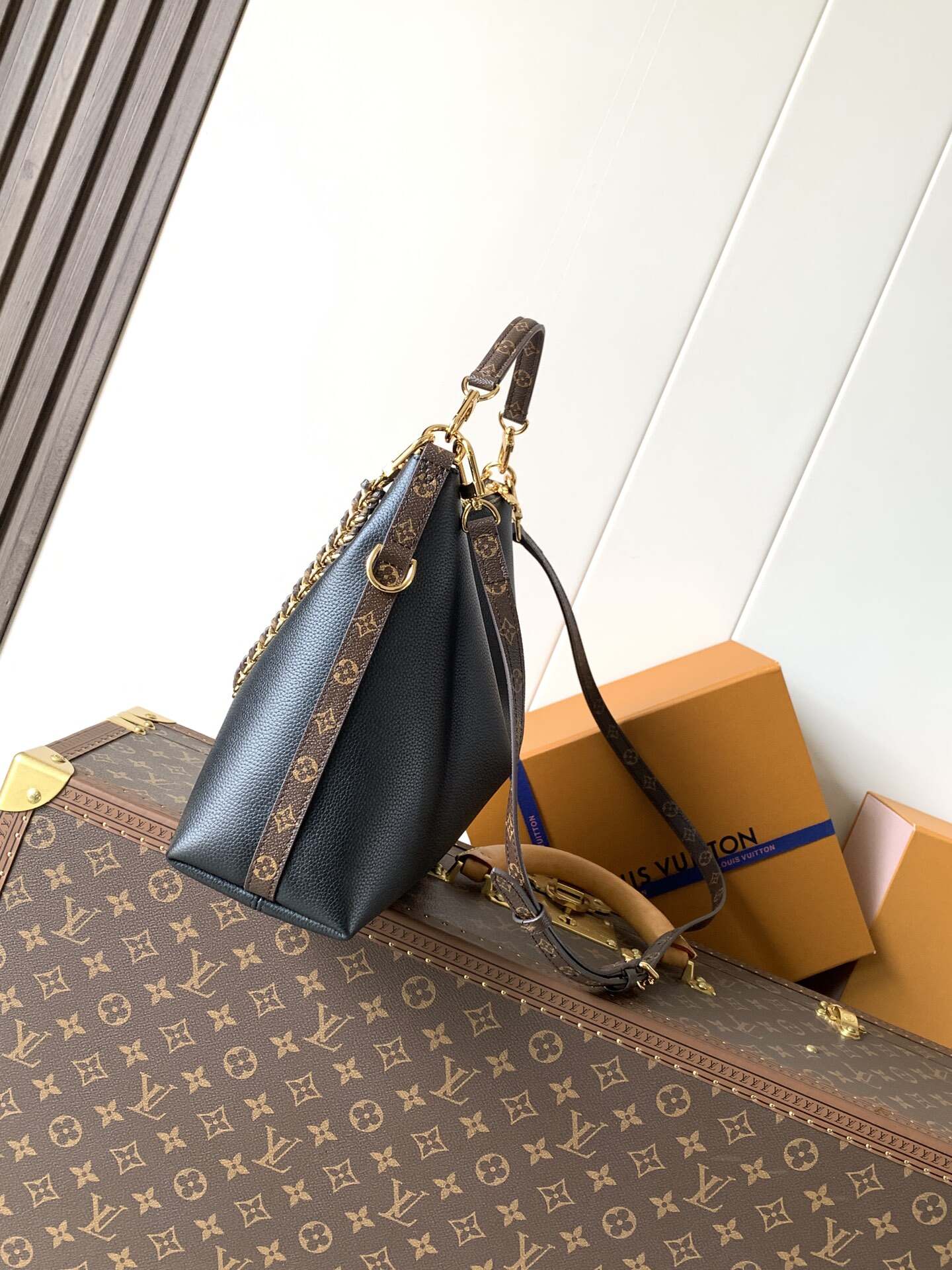 The Multipass handbag in M28029 apricot with chips