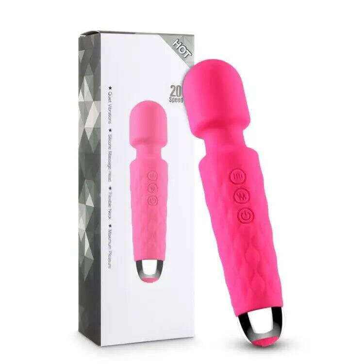 New Power Wand Massager – 10 Speeds, G-Spot & Clitoral Vibrator