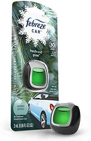 Febreze Car Air Fresheners, New Car Scent, Odor Eliminator for Strong Odors Car Vent Clips (2 Count)