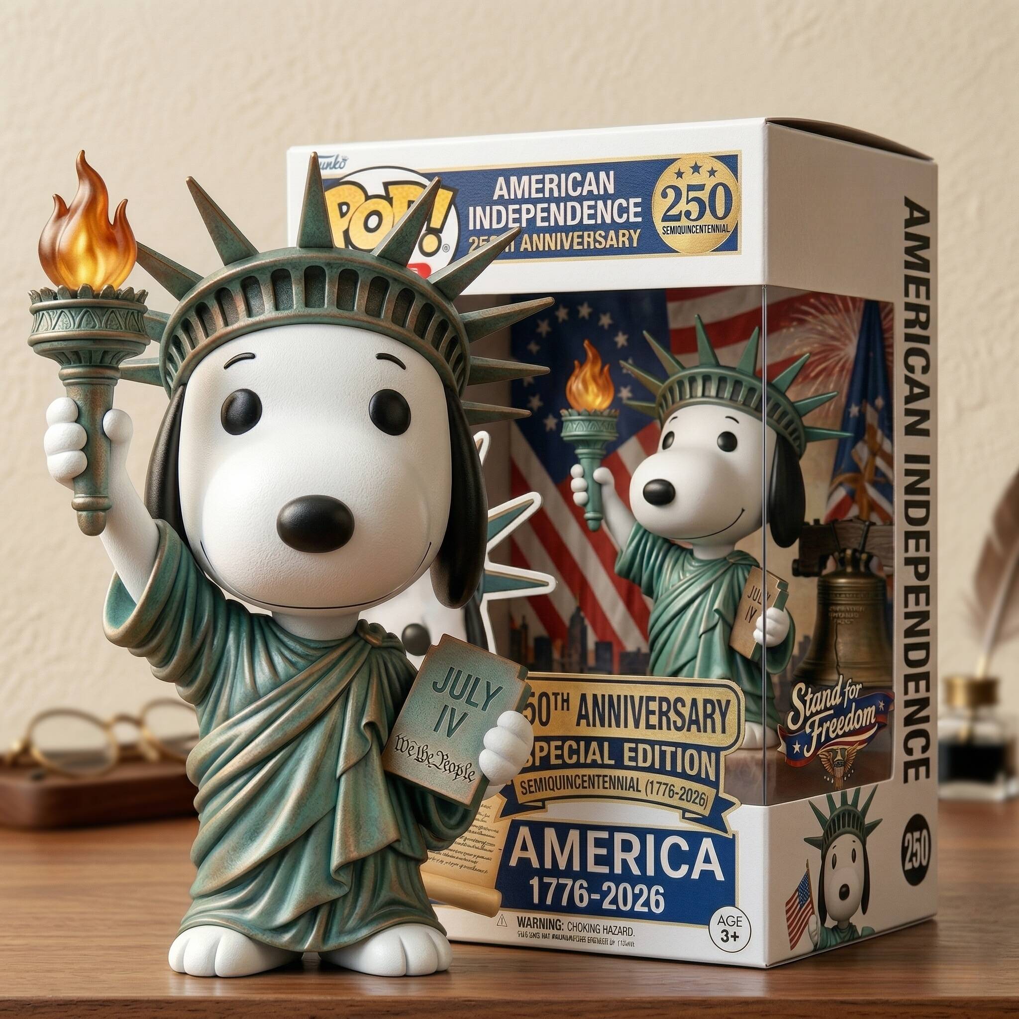 🗽 Snoopy × American Independence 250th Anniversary POP!