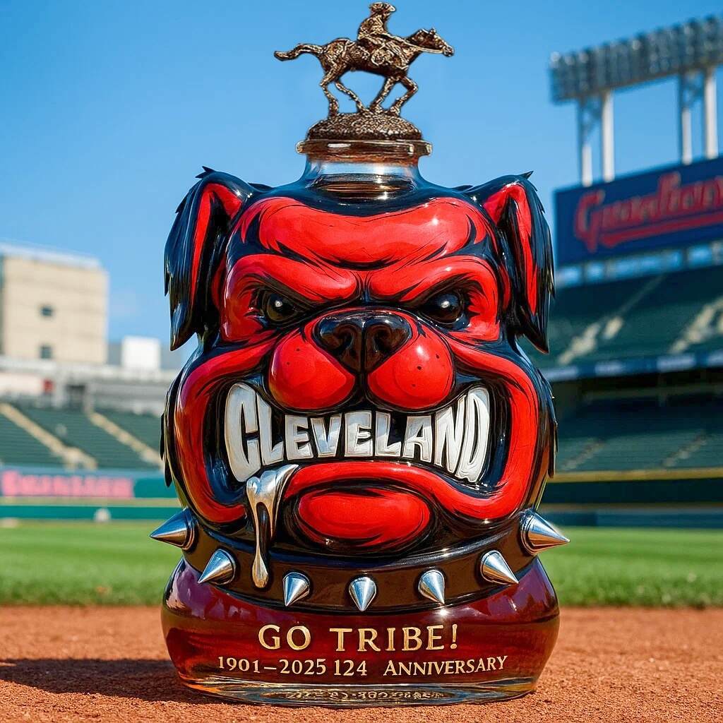 Cleveland Guardians Limited Edition Whisky Bottle