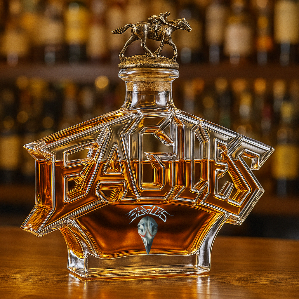 THE EAGLES Whiskey Bottle